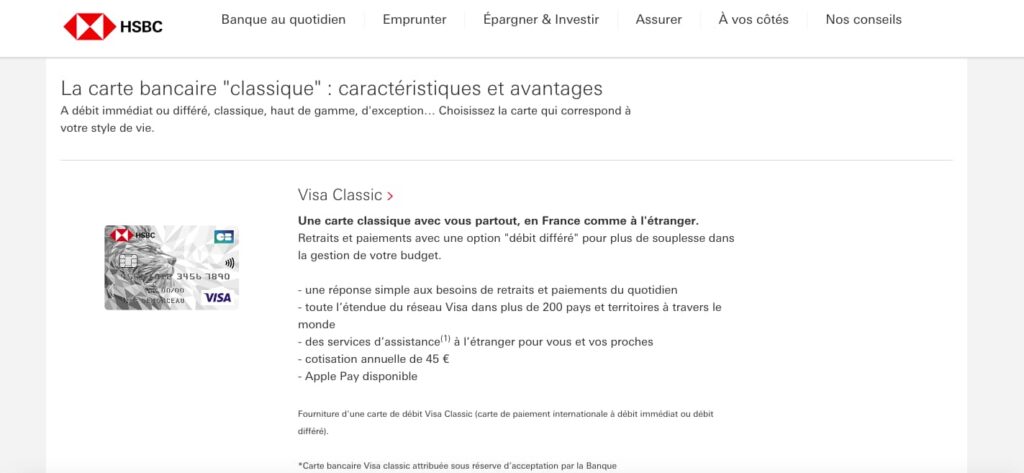 Code avantage HSBC