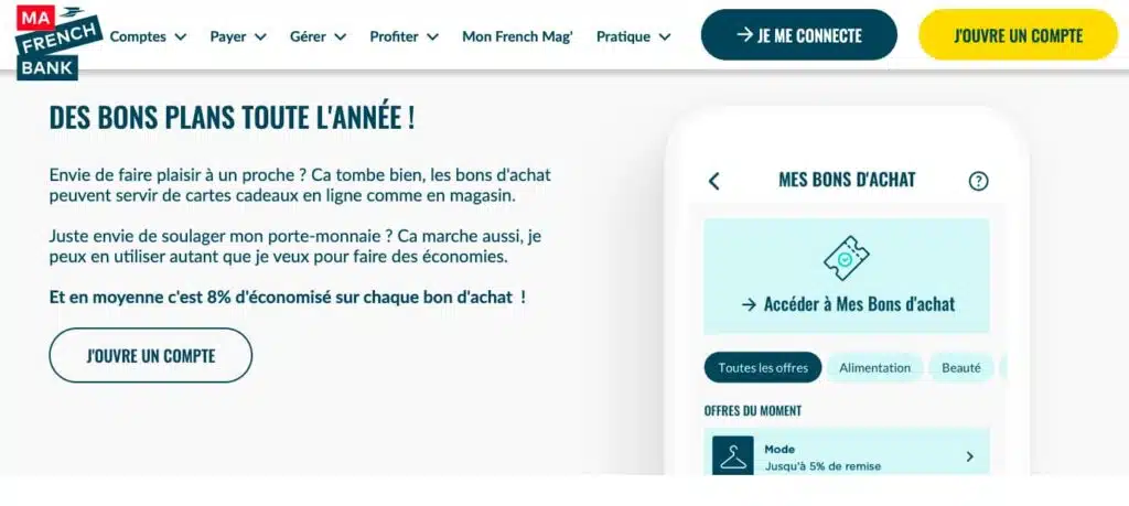 Code réduc Ma French Bank
