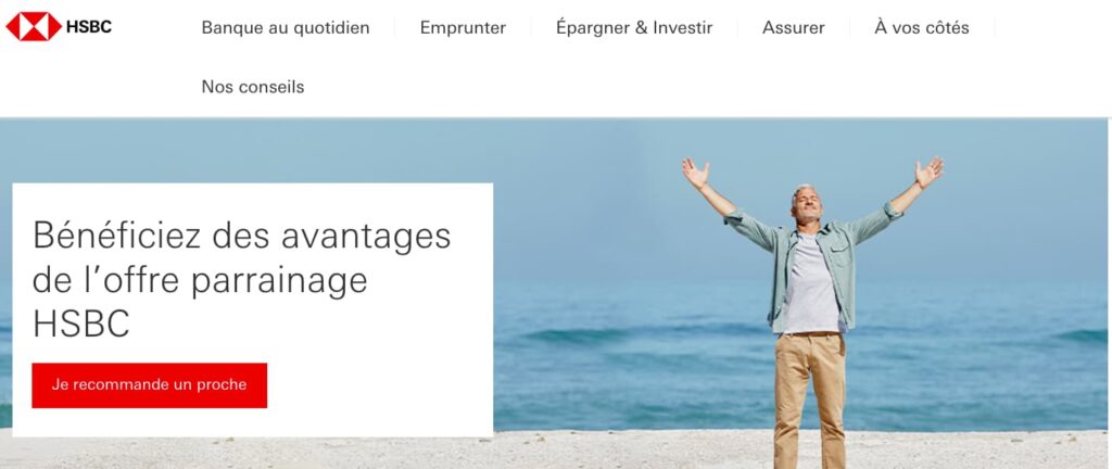 Code avantage HSBC Parrainage