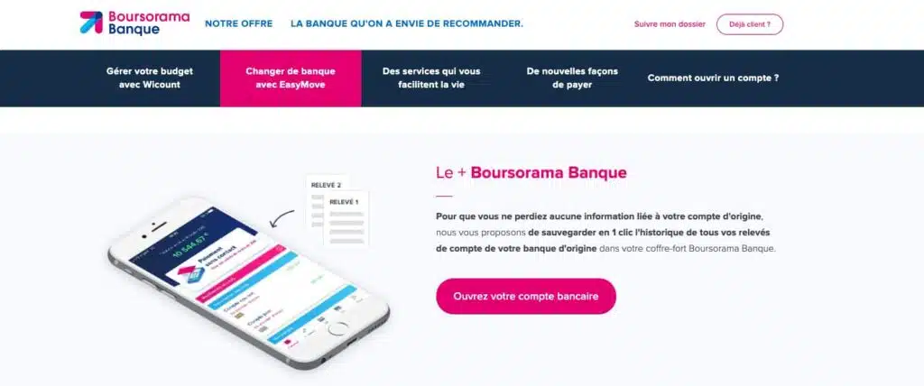 Boursorama Banque prime 50 euros