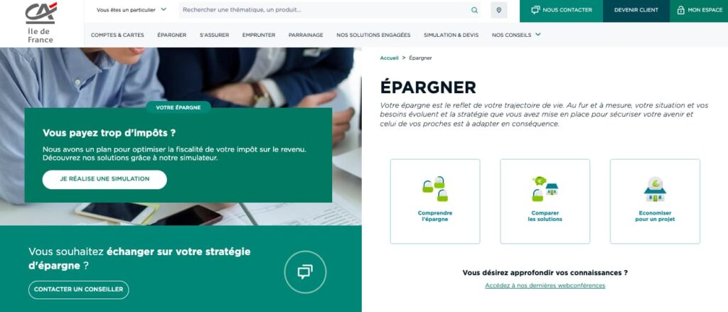 Crédit Agricole ouvrir compte épargne en ligne