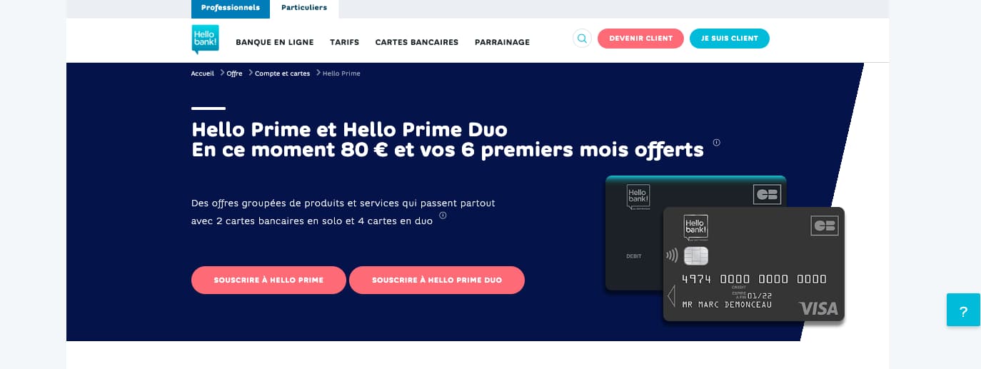 Hello bank parrainage 120 euros : Tout pour Activer l’Offre