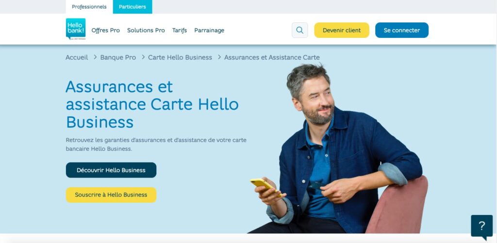 Assurances et assistances Hello bank! pro
