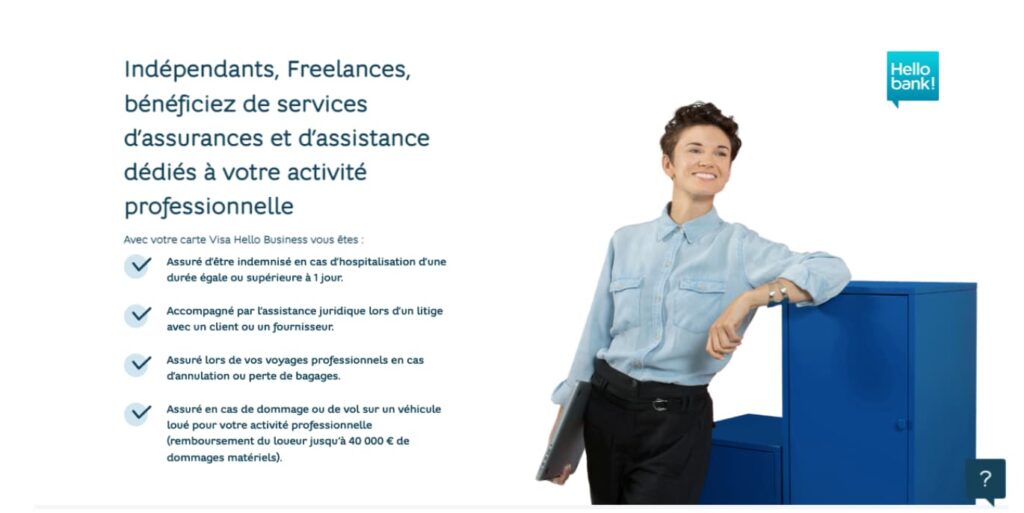 Assistances Hello bank! pro 