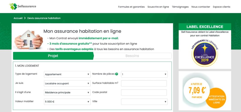 Selfassurance 3 mois gratuits