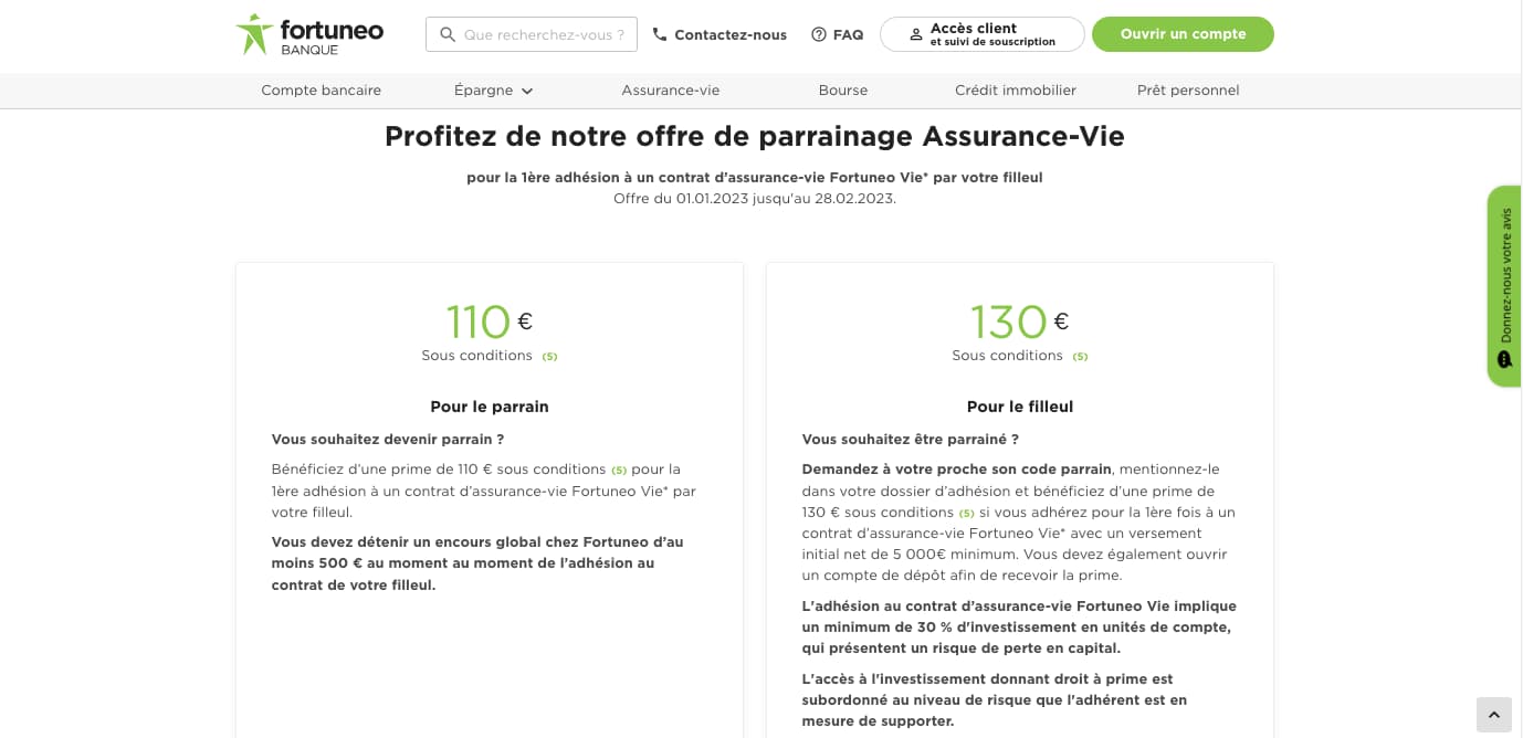 Parrainage Fortuneo Tout Savoir en 2023