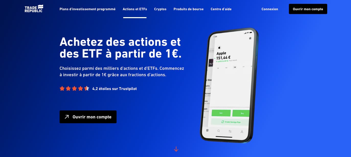 télécharger trade republic avantages