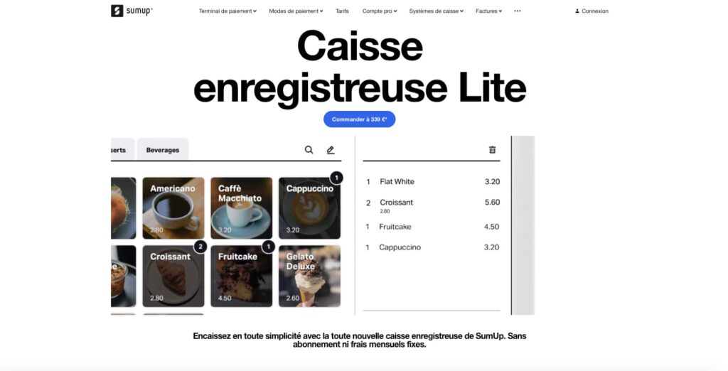  Caisse enregistreuse SumUp Lite