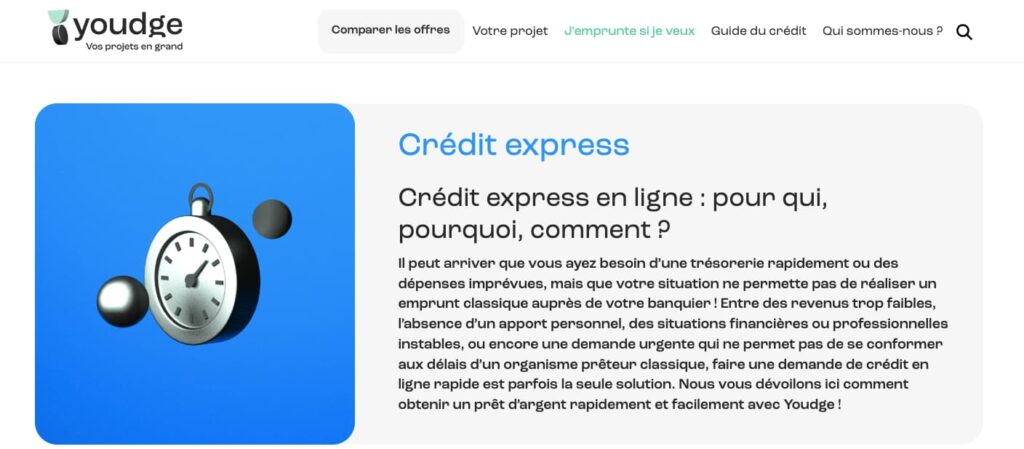 Credit express 25 000 euros