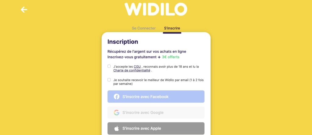 Widilo bonus parrainage versement