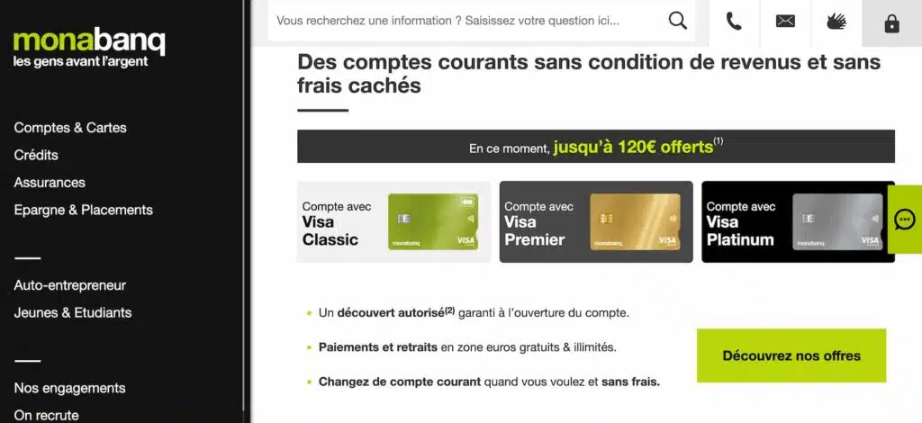 Banque en ligne filiale CIC compte
