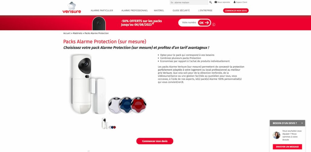Promotions pack verisure