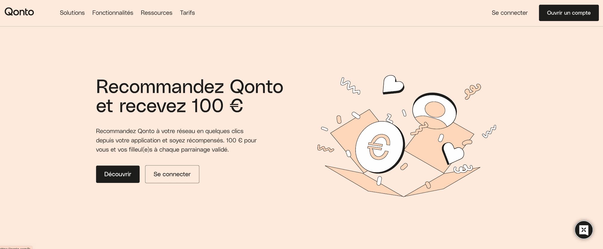 100 euros offerts qonto pour les clients