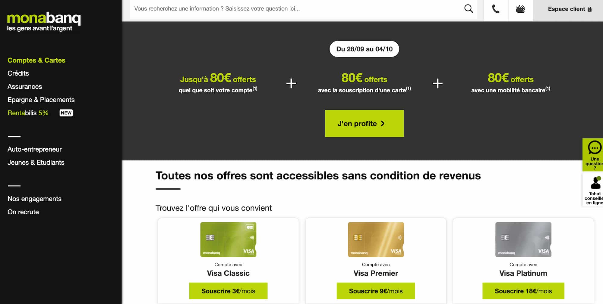 Monabanq 240 euros offerts conditions