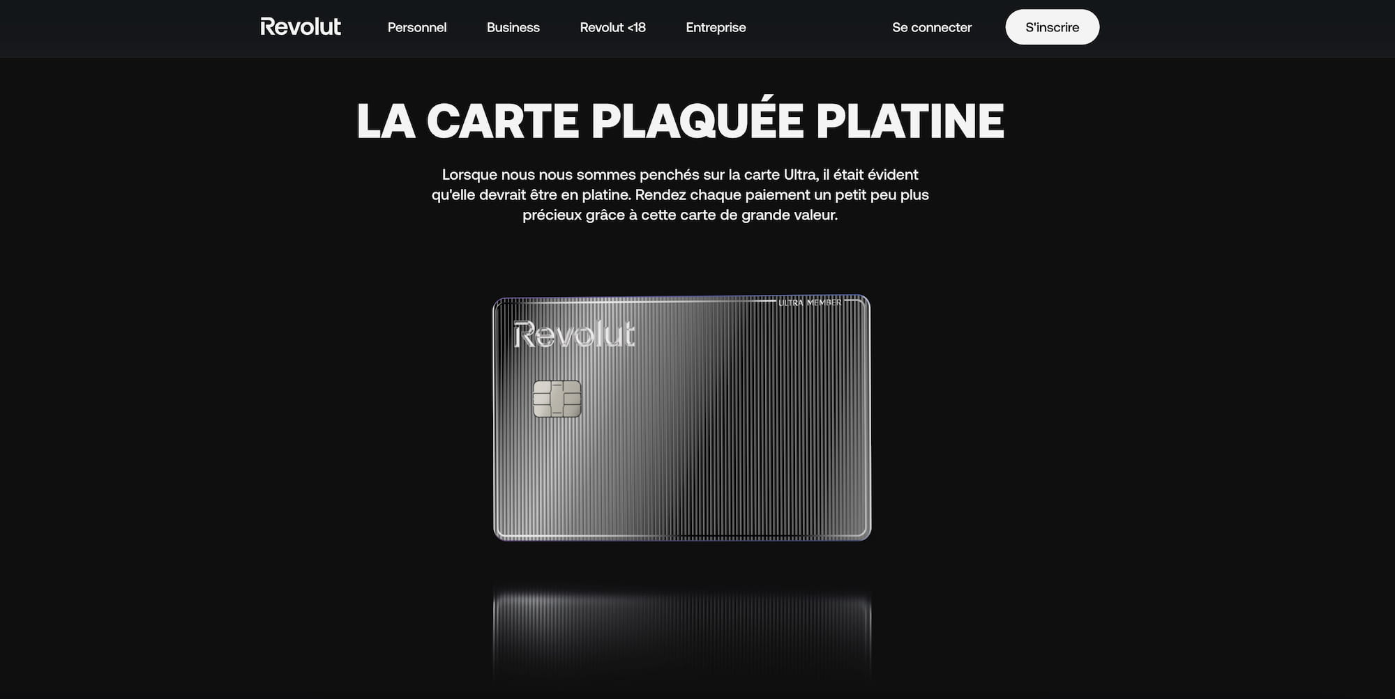 demander carte ultra revolut