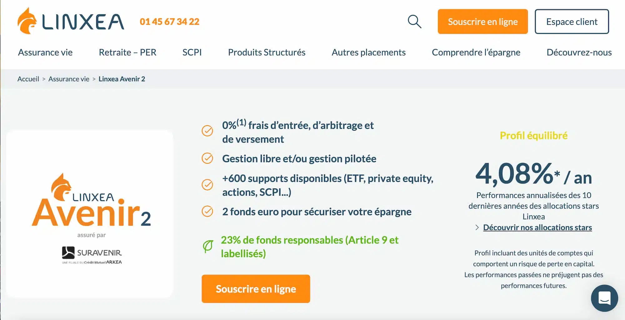 Linxea Avenir 2 avis Test & Avis Clients 2025