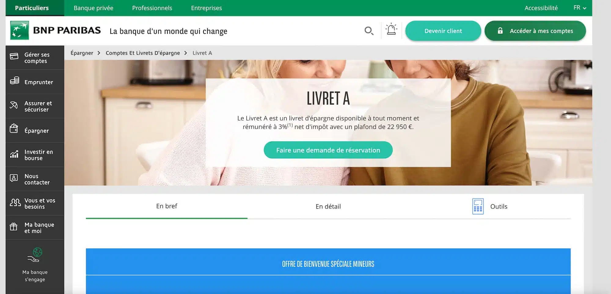 Ouvrir un compte épargne BNP Paribas