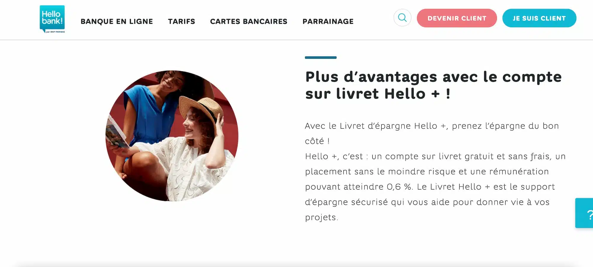 Livret hello plus caractéristiques