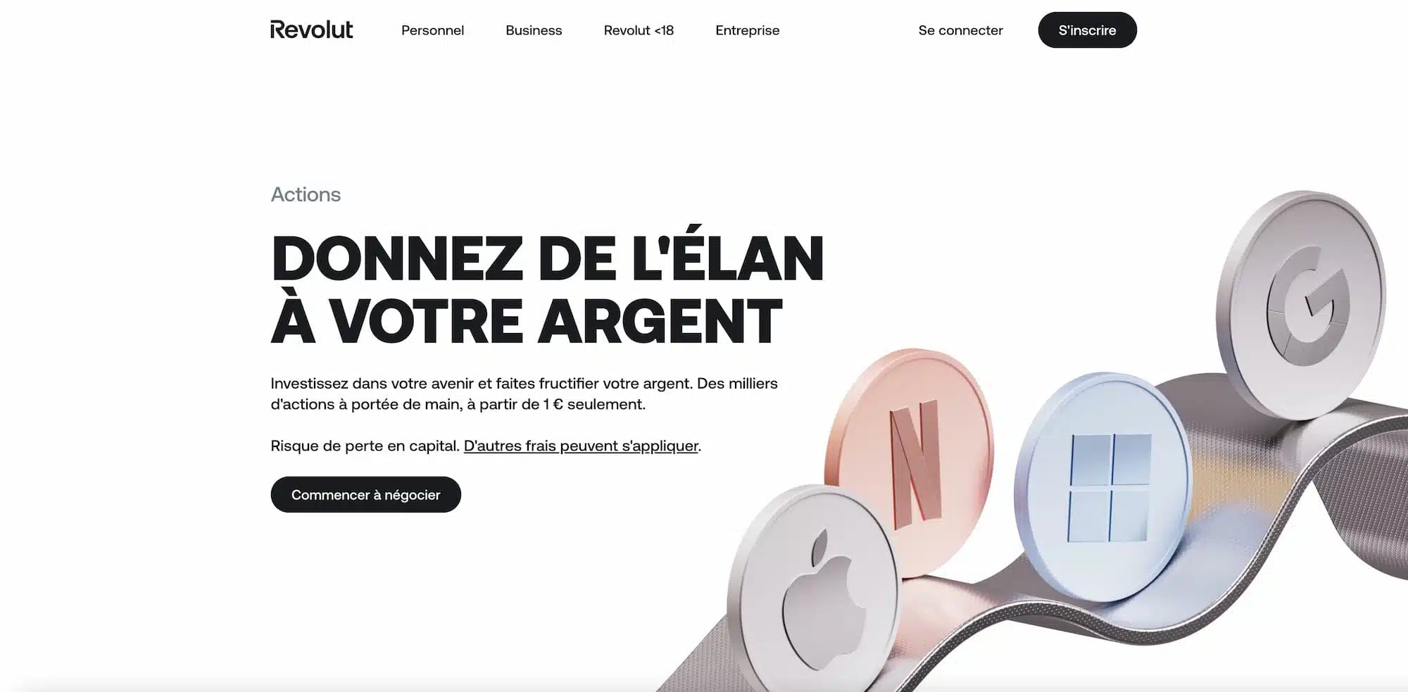 achat action Revolut conditions