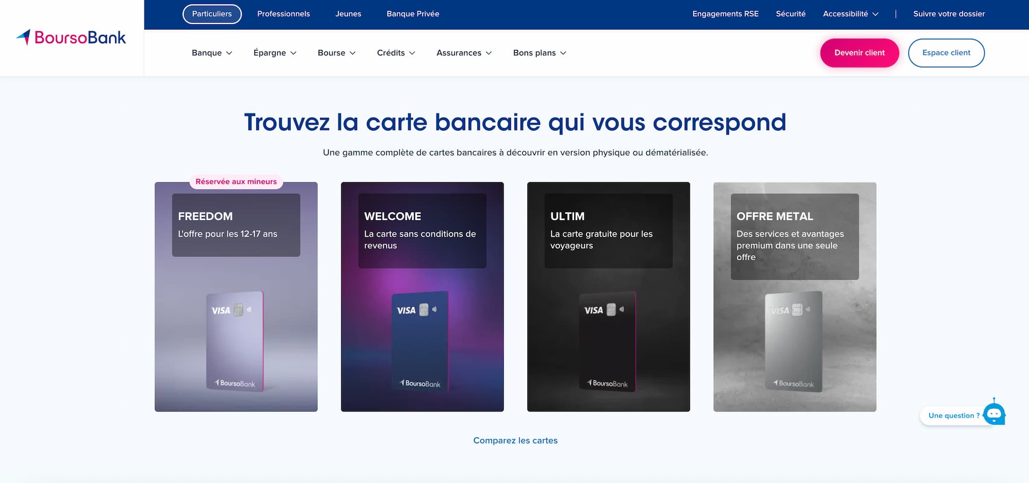 carte boursobank