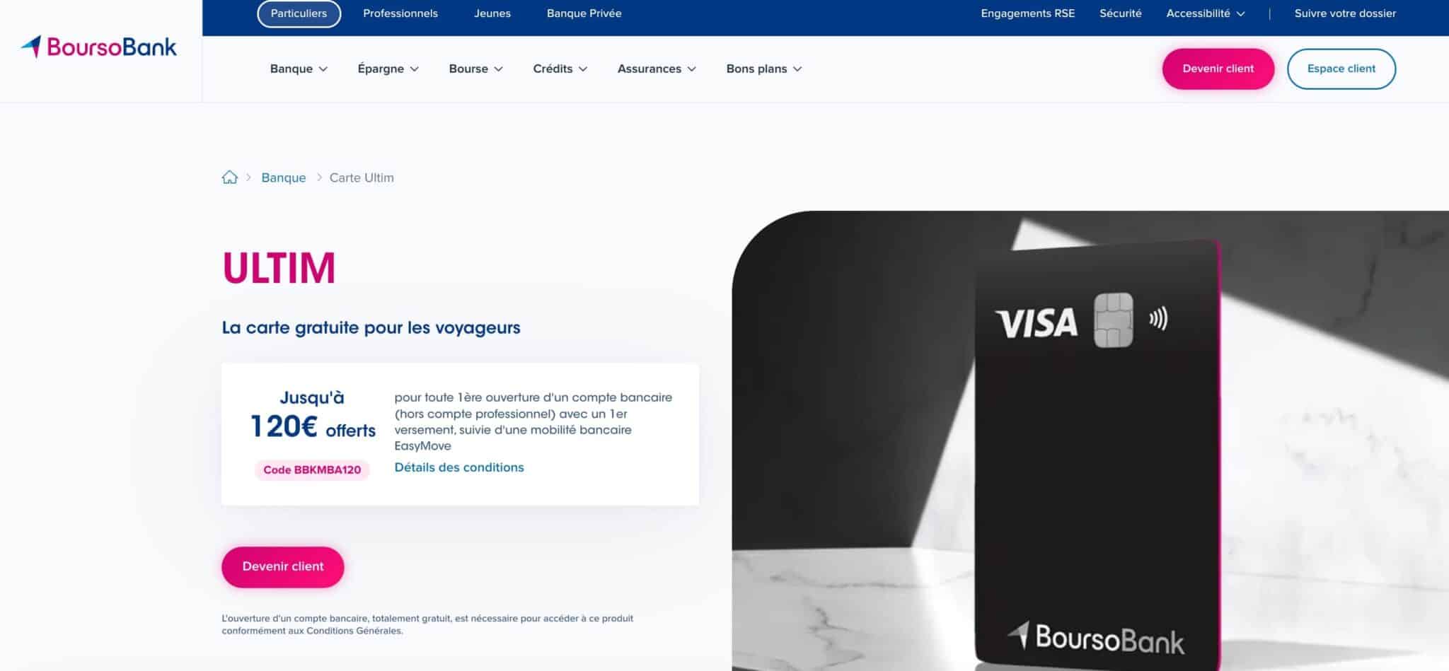 Offre Bienvenue BoursoBank