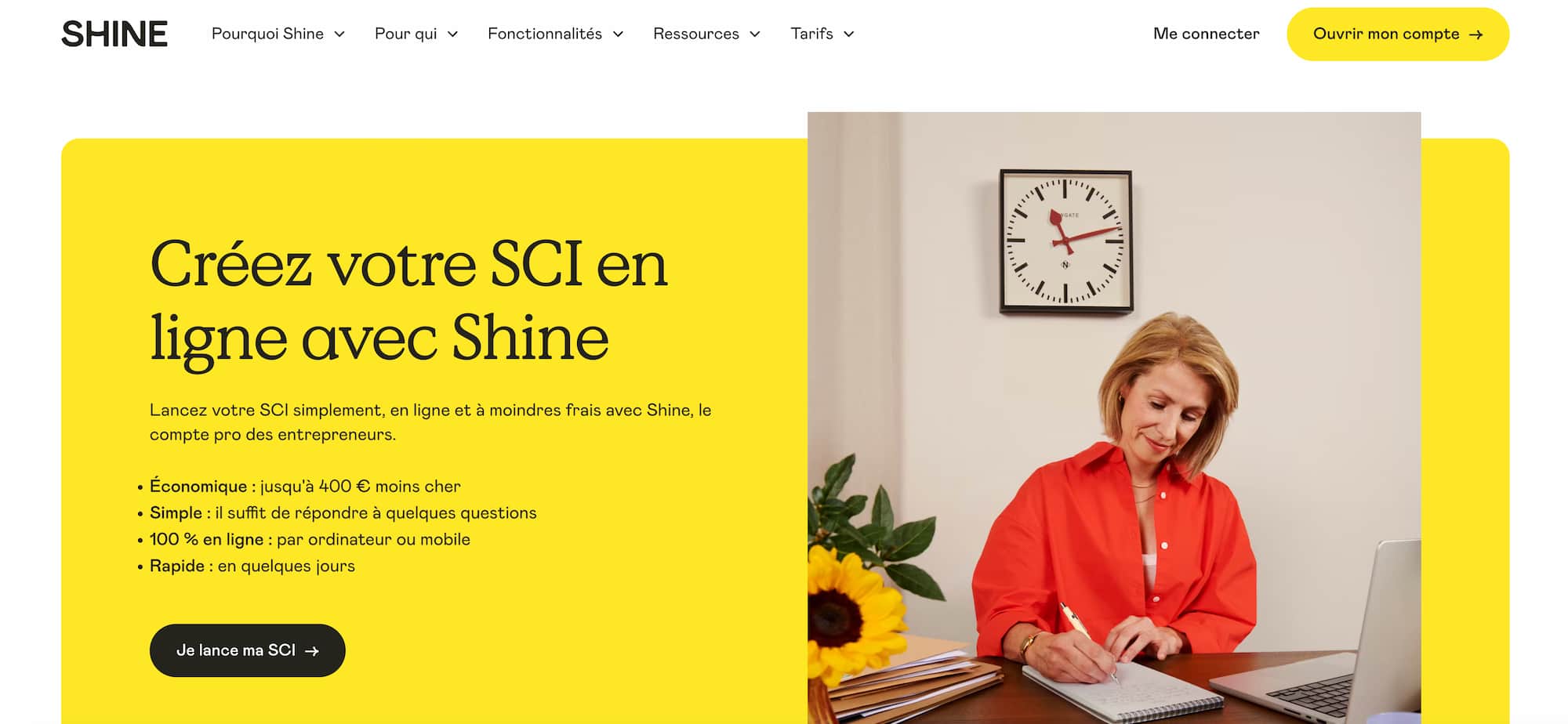 offre shine creation SCI
