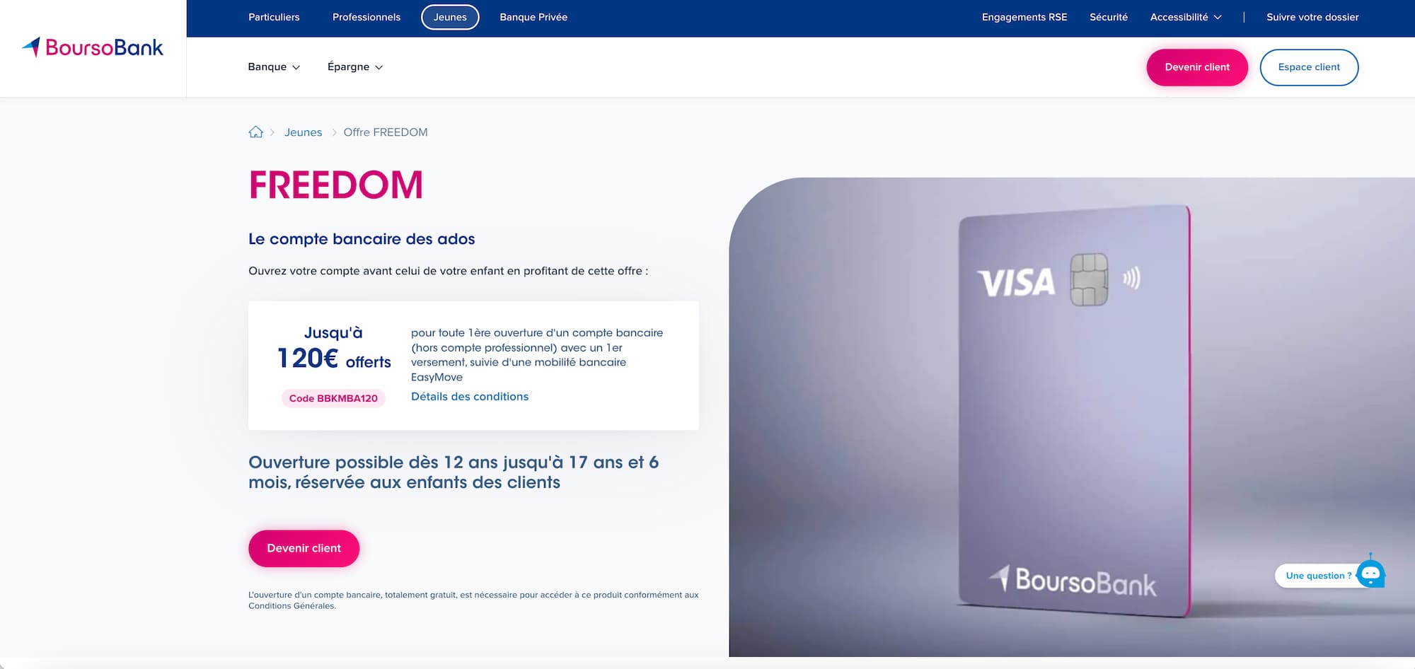 freedom boursobank