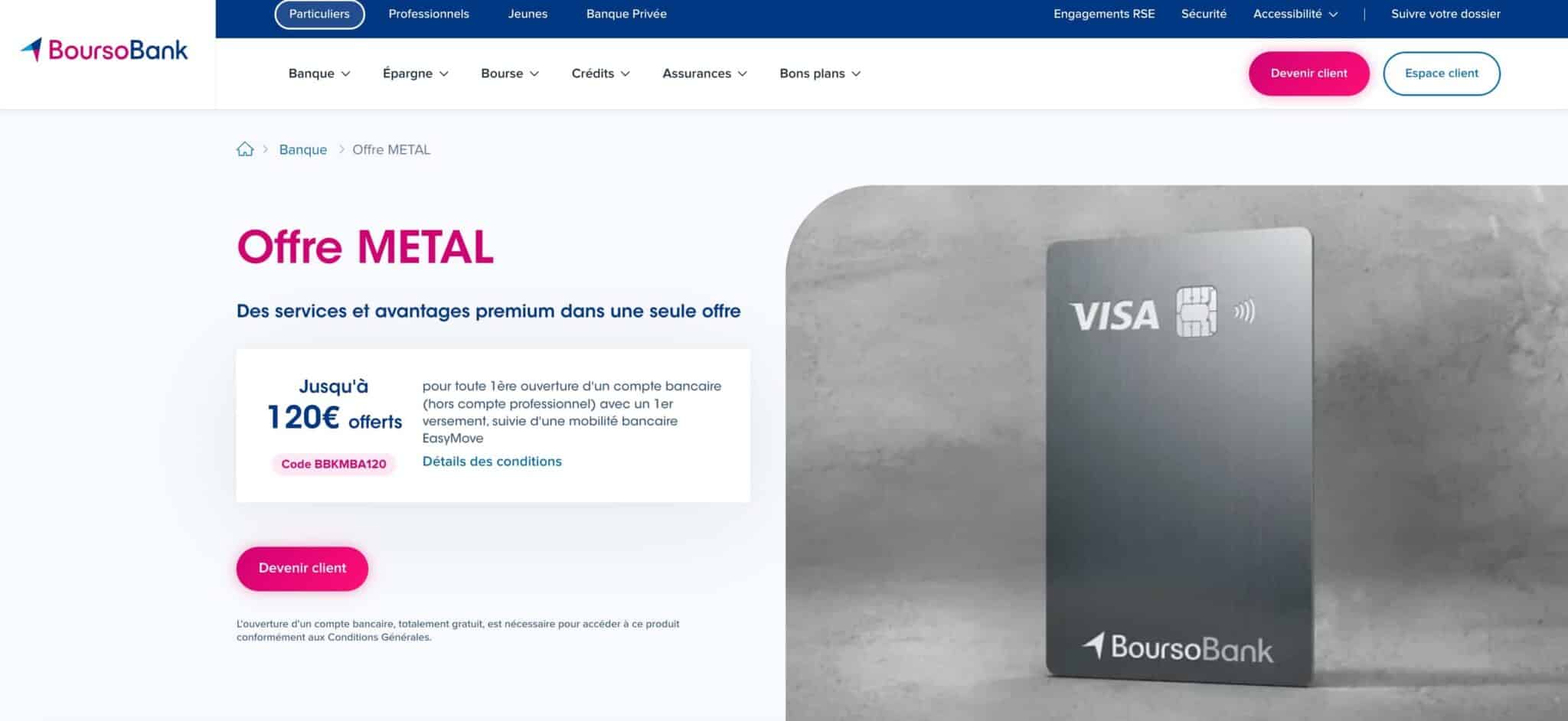 metal boursobank