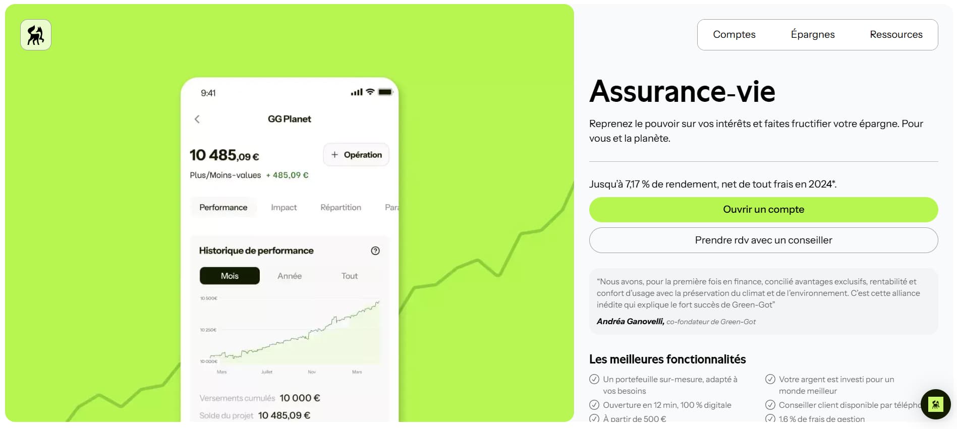 Green-Got Assurance Vie