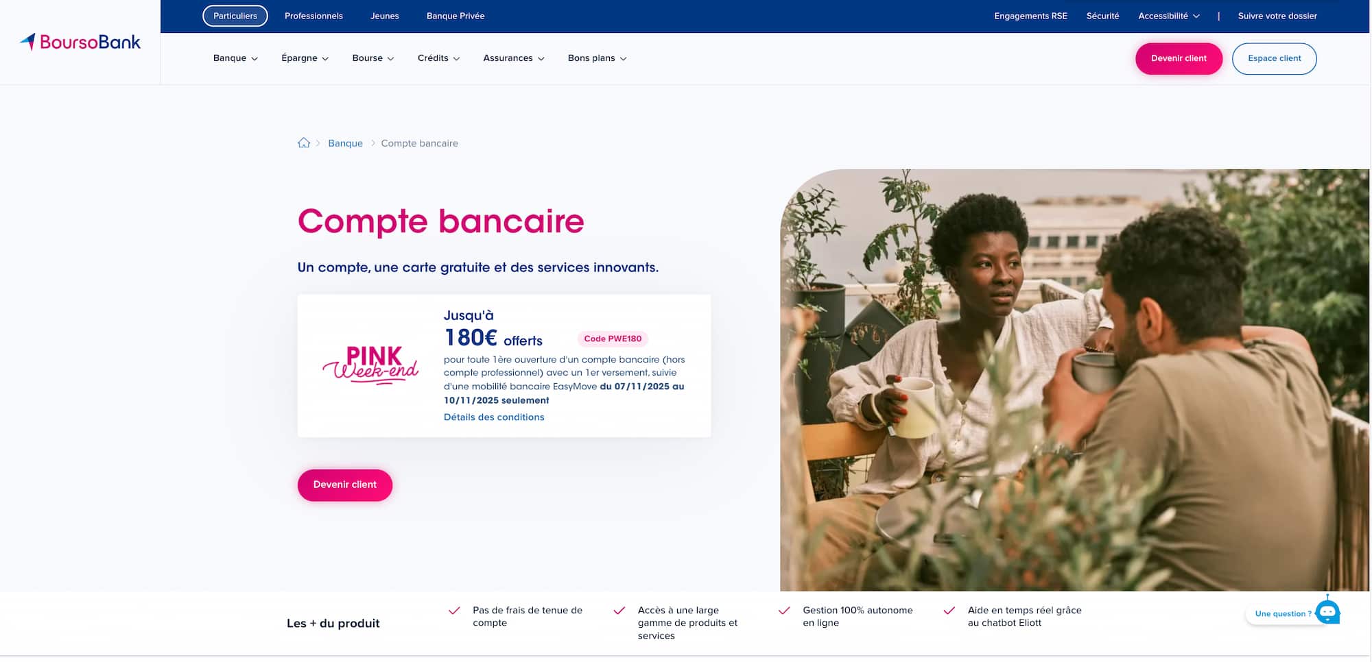Offre BoursoBank 180€