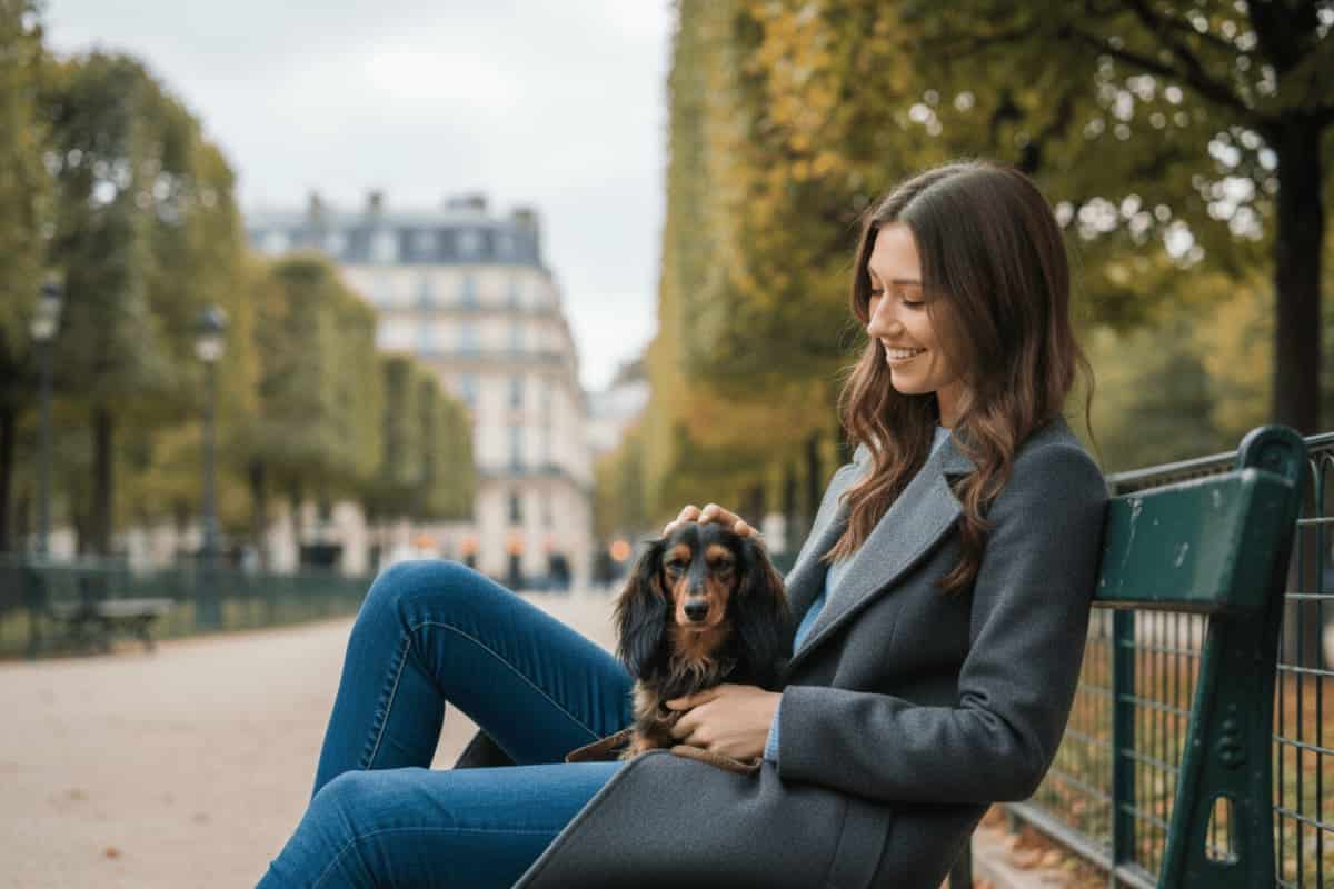 Femme teckel paris assurance animaux