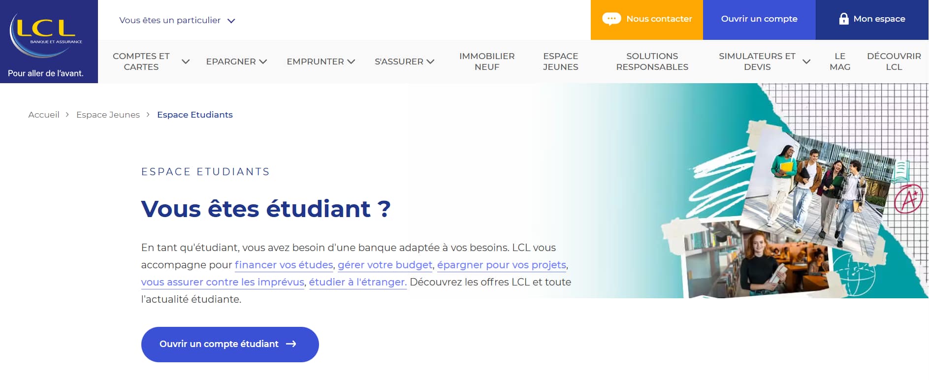 Offre Jeunes LCL Visa Premier