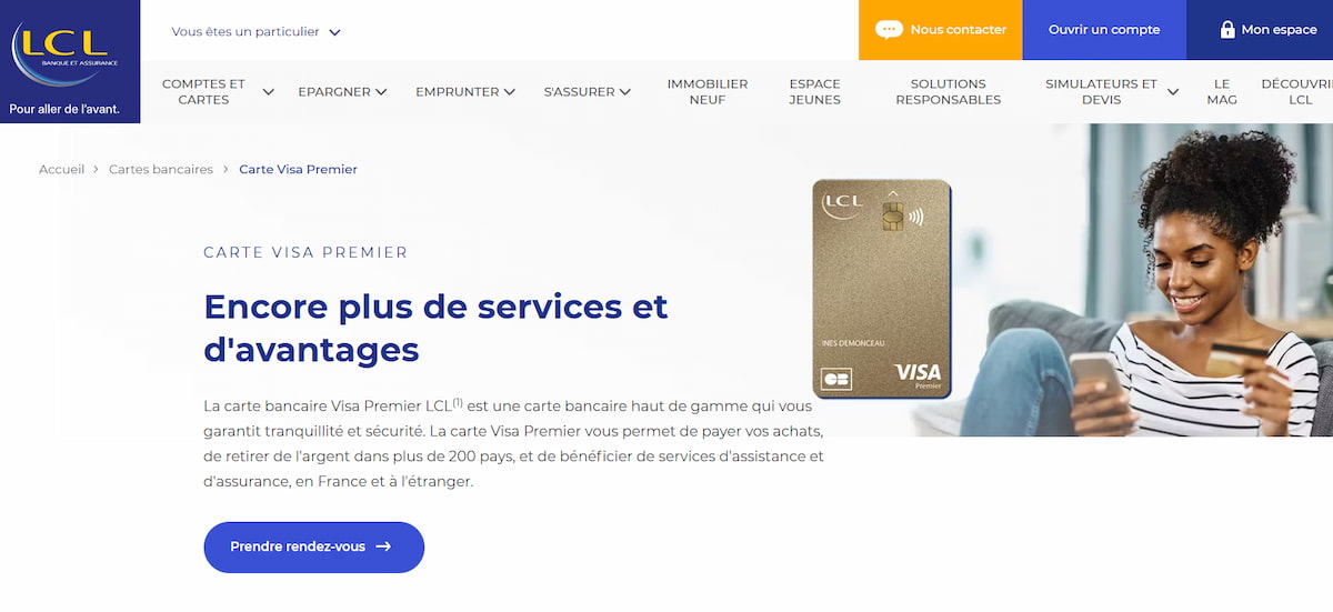 Carte Visa Premier LCL