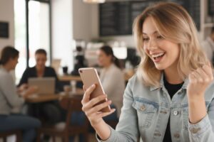 femme heureuse revenus passifs