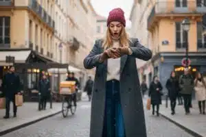 Banque en Ligne : Plus que quelques heures pour profiter de 240€ Offerts ! Femme surprise fin offre de bienvenue banque