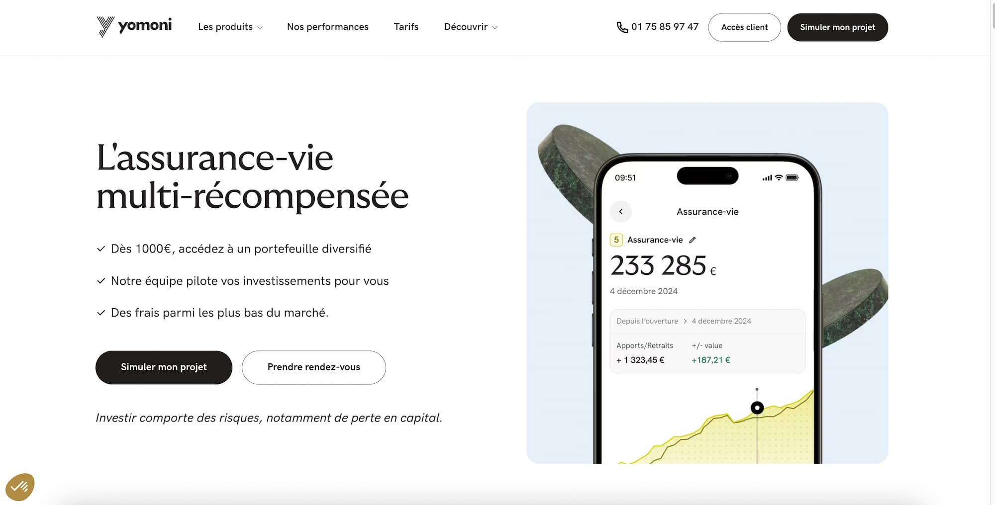 Yomoni assurance-vie