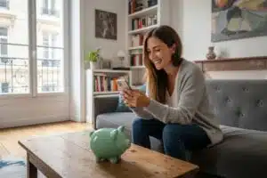 Assurance-vie : Prime XXL jusqu'à 3500€ pour le début d'année ! femme heureuse prime à l'ouverture de son assurance vie