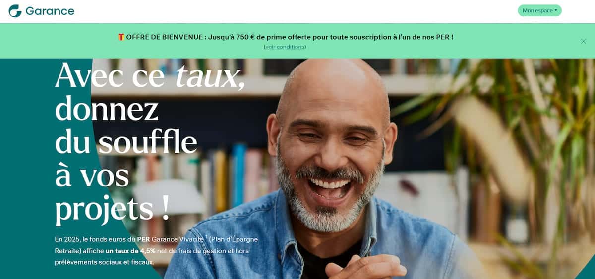 Offre PER Garance 2026