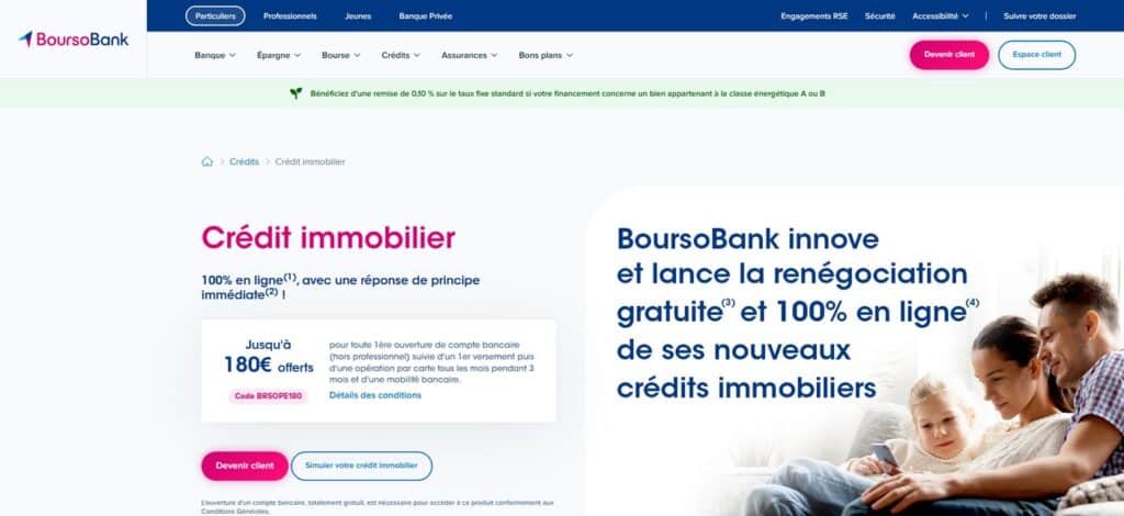 crédit immobilier BoursoBank