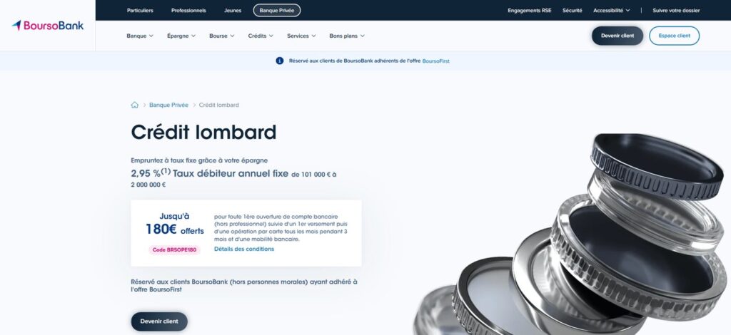 Crédit mylombard BoursoBank