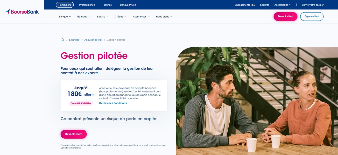 BoursoBank assurance vie avis