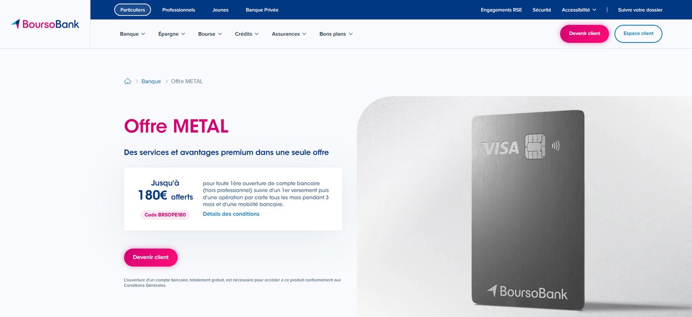 Assurance moyen de paiement BoursoBank Protection