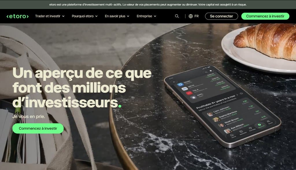 Avis retrait etoro actions etf