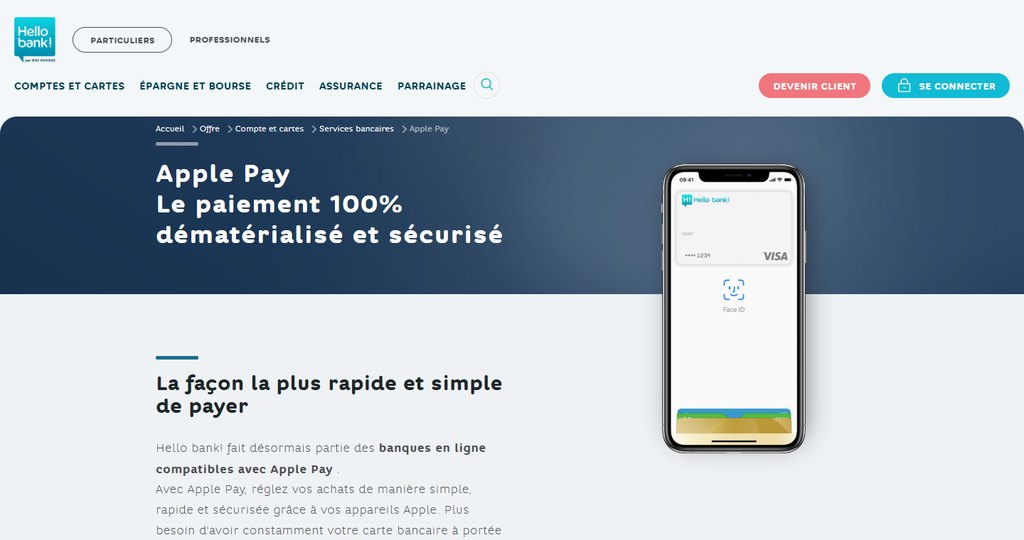 Hello bank! carte virtuelle