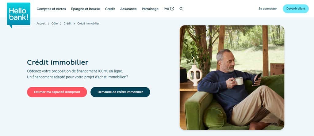crédit immobilier Hello bank!