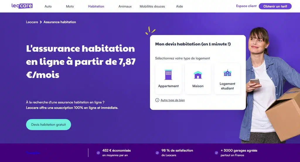 Meilleure assurance habitation Leocare