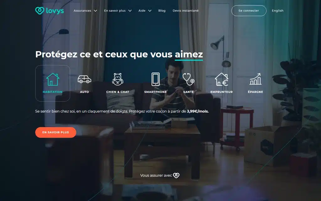 Assurance voiture sans frais de dossier Lovys