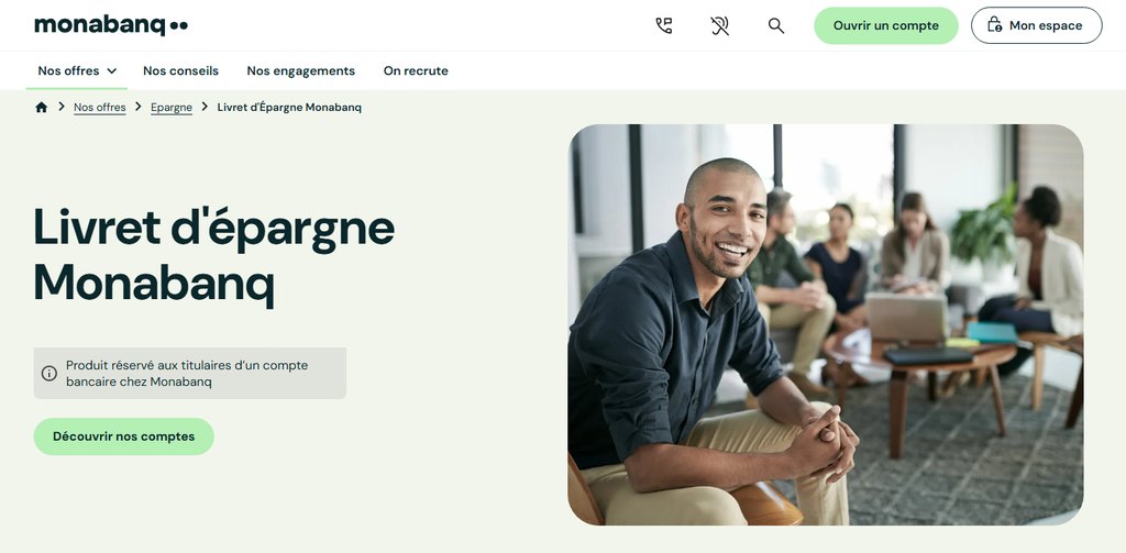 livret bancaire Monabanq