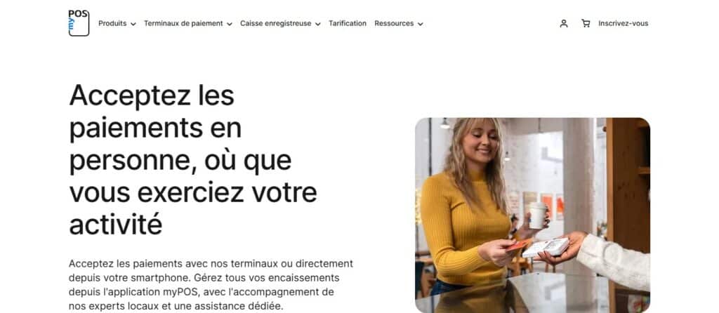 Terminal de paiement mobile Mypos go