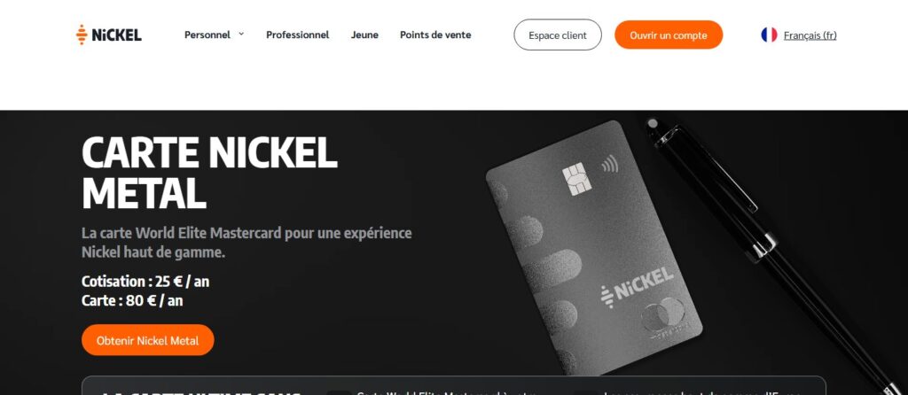 avis compte Nickel Chrome voyage
